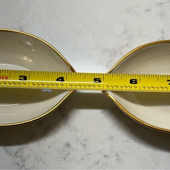 Lenox Cream and Gold Serveware Oval Dishes - Picture 7 of 9